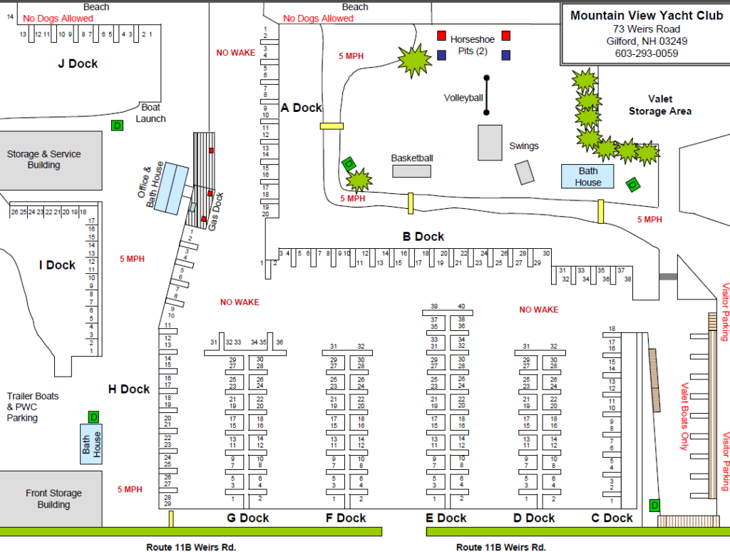 mountain view yacht club map